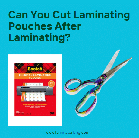 Can You Cut Laminating Pouches After Laminating